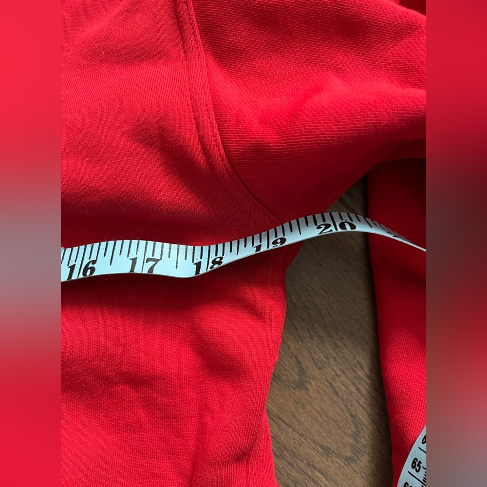 Lululemon All Yours Cropped Hoodie COC Crimson - Picture 4 of 10